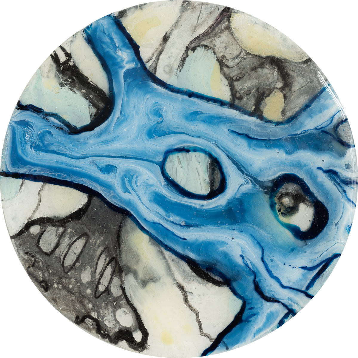 painting by Jonathan Feldschuh: Particle Spin #94
